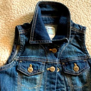 NWOT Blue Denim Jean Vest